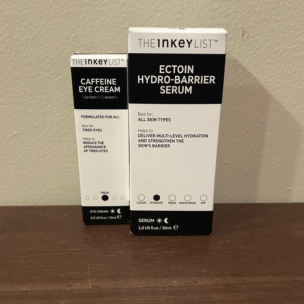 The Inkey List Ectoin Hydro-Barrier Serum & Caffeine Eye Cream